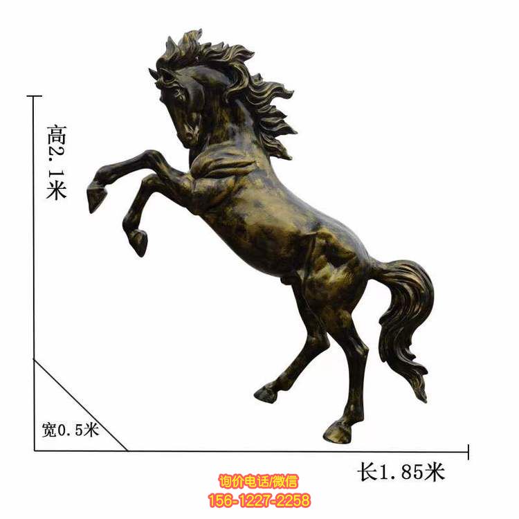 玻璃鋼歐式馬車動(dòng)物雕塑，美化景觀廣場(chǎng)